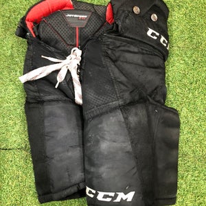 Black Junior Medium CCM JetSpeed FT1 Hockey Pants (Used)
