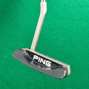 RARE Ping USA Karsten Zing Sn Specify Black Dot 36" Long-Neck Blade Putter