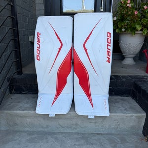 Small (33+1.5) Bauer Goalie Leg Pads (Used) 2025