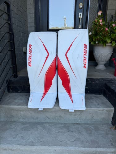 Small (33+1.5) Bauer Goalie Leg Pads (Used) 2025