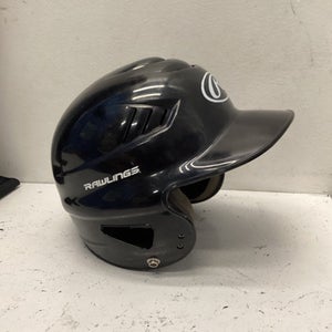 Used Rawlings YOUTH HELMET Batting Helmet No Mask Black MD 11443-S000197833
