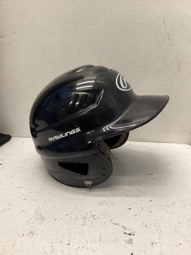 Used Rawlings YOUTH HELMET Batting Helmet No Mask Black MD 11443-S000197833