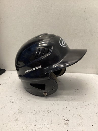 Used Rawlings YOUTH HELMET Batting Helmet No Mask Black MD 11443-S000197833