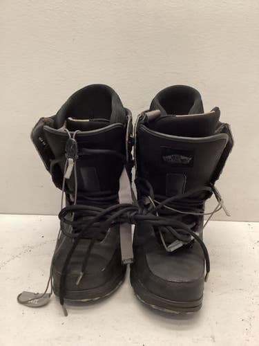 Used Vans SEQUAL Mens Snowboard Boots Black Senior 10.5 11443-S000197868