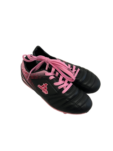Used Brava BLACK/PINK Soccer Cleats Black And Pink Junior 01.5 11692-S000139394
