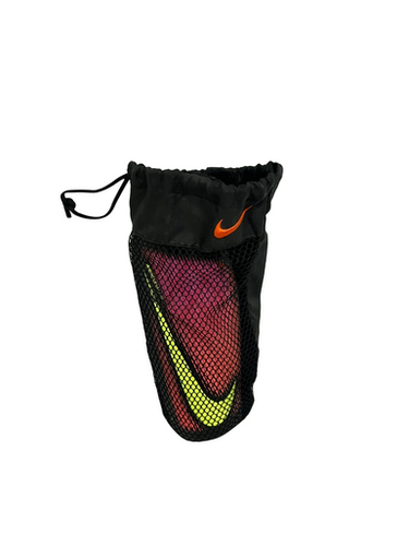 Used Nike MERCURIAL LITE Soccer Shin Guards Adult Black And Pink SM 11692-S000141654