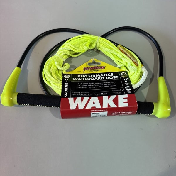 Wakeboard Rope 75ft Yellow