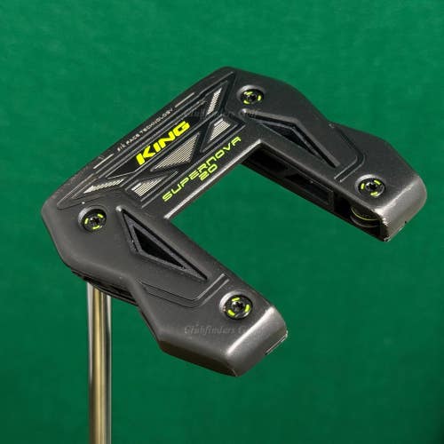 LH Cobra KING 3D Printed SUPERNOVA 20 Black 35" Slant-Neck Mallet Putter