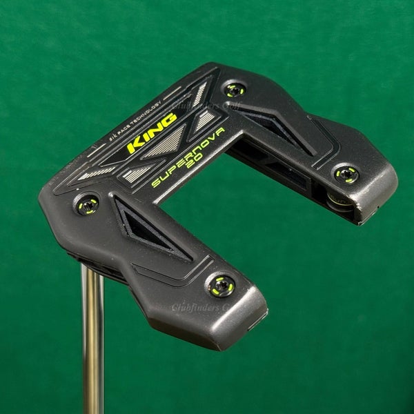 LH Cobra KING 3D Printed SUPERNOVA 20 Black 35" Slant-Neck Mallet Putter