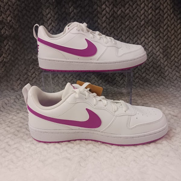 Nike Court Borough Low Recraft GS White Fuchsia sneakers Kids DV5456-121 Size 7Y