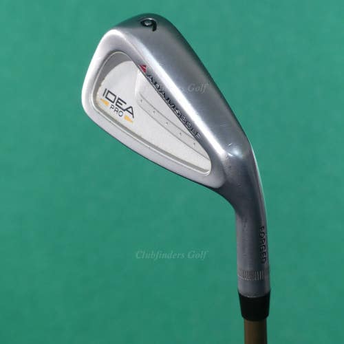 Adams Idea Pro Forged Single 6 Iron Graphite Design GAT 95 Graphite Regular