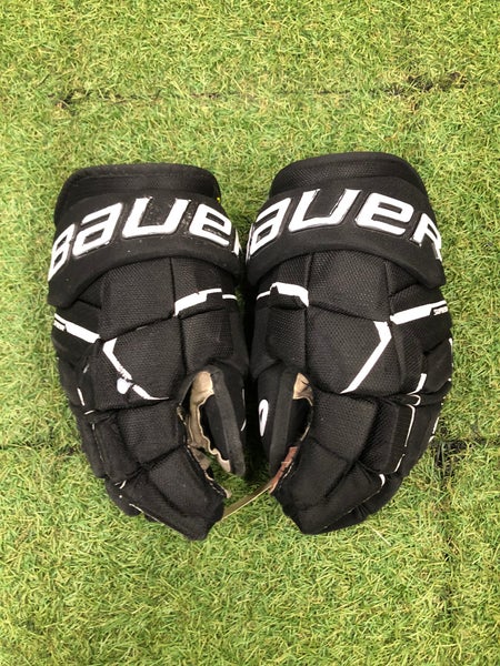 Black Senior Bauer Supreme M5 Pro Gloves 13" (Used)