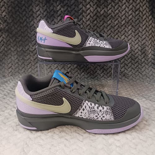 Nike Ja 1 GS Morant Youth Kids Basketball Shoes Grey Purple DX2294-002 Size 5Y
