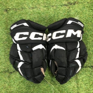 Black Senior CCM JetSpeed FT6 Pro Gloves 13" (Used)
