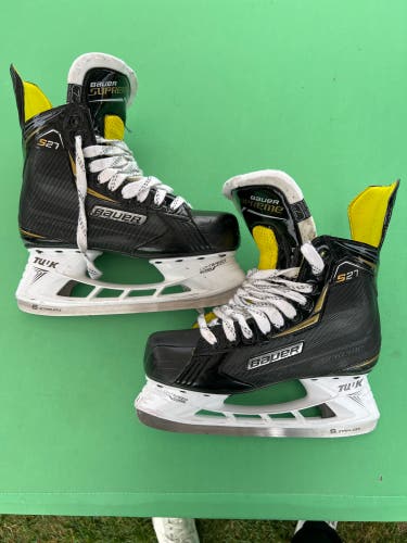 Senior Bauer Supreme S27 Hockey Skates Regular Width 7 (Used)