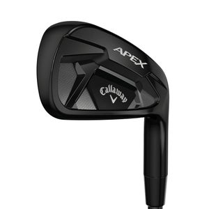 CALLAWAY APEX 21 BLACK 7 IRON STEEL STIFF STANDARD TRUE TEMPER ELEVATE 95 MPH BLACK STEEL
