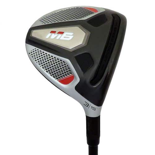LEFT HANDED TAYLORMADE 2019 M6 FAIRWAY 3 WOOD GRAPHITE REGULAR STANDARD FUJIKURA ATMOS ORANGE 5 GRA