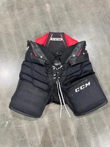Black Senior Medium CCM E1.9 Hockey Goalie Pants (Used)