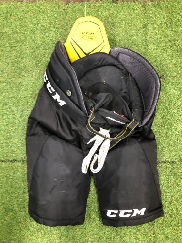 Black Junior XL CCM Tacks 9060 Hockey Pants (Used)