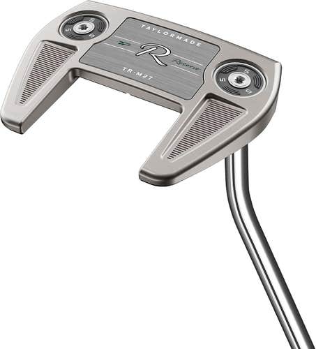 NEW 35" RIGHT HAND TAYLORMADE TP RESERVE TR M27 SINGLE BEND PUTTER + HEAD COVER