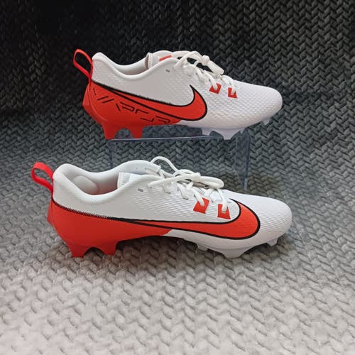 Nike Vapor Edge Speed 360 2 White Orange Football Cleats FQ4045-100 Mens Size 13