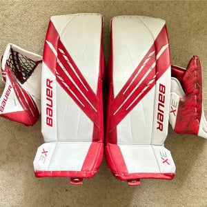31" +1" Bauer Vapor 3x Intermediate Medium Goalie Full Set
