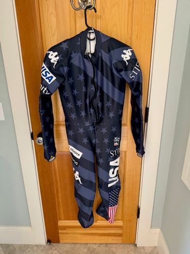 2023 U.S. Ski Team Men's New Large Padded GS Suit FIS Legal