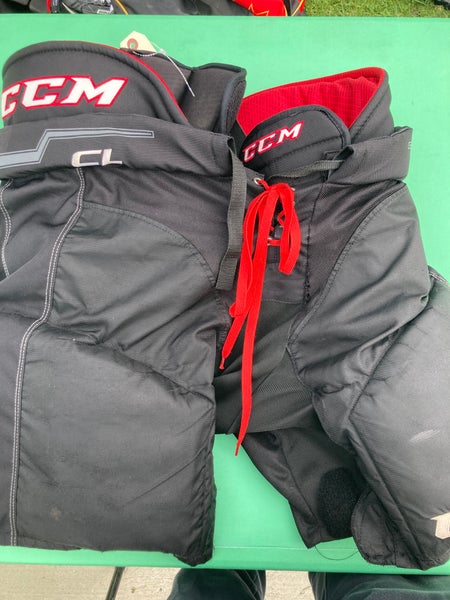 Black Senior Large CCM U+CL Hockey Pants (Used)