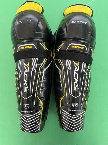 Senior CCM Tacks 3092 Shin Pads 14" (Used)