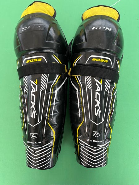 Senior CCM Tacks 3092 Shin Pads 14" (Used)