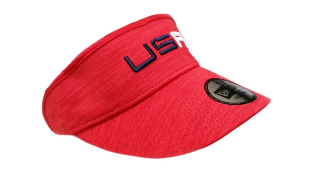 NEW Men's New Era Red 2023 Ryder Cup Sunday Round Adjustable Golf