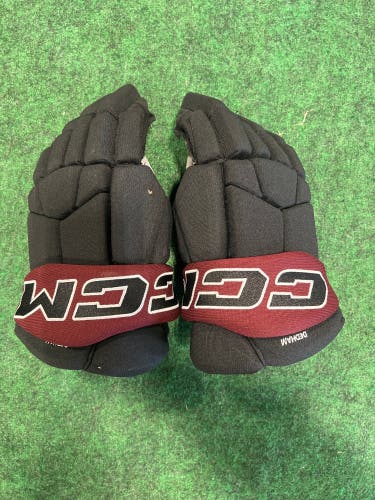 Black Junior CCM 85C Gloves 12" (Used)