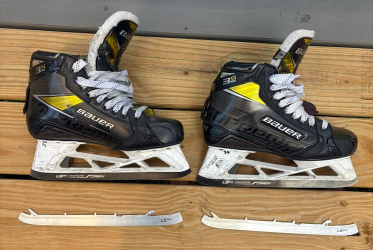 Bauer Supreme 3S pro Hockey Goalie Skates 8 (Used)