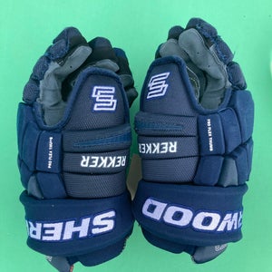 Blue Junior Sher-Wood Rekker Legend Pro Gloves 13" Pro Stock (Used)