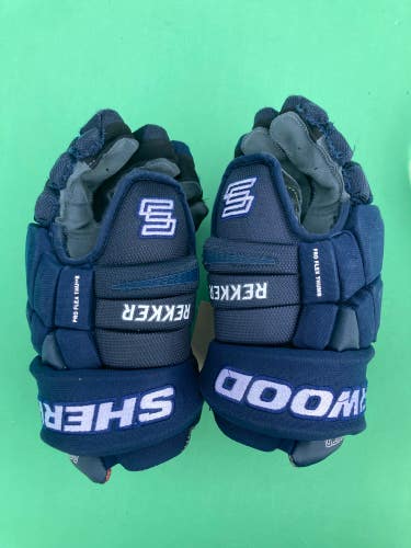 Blue Junior Sher-Wood Rekker Legend Pro Gloves 13" Pro Stock (Used)