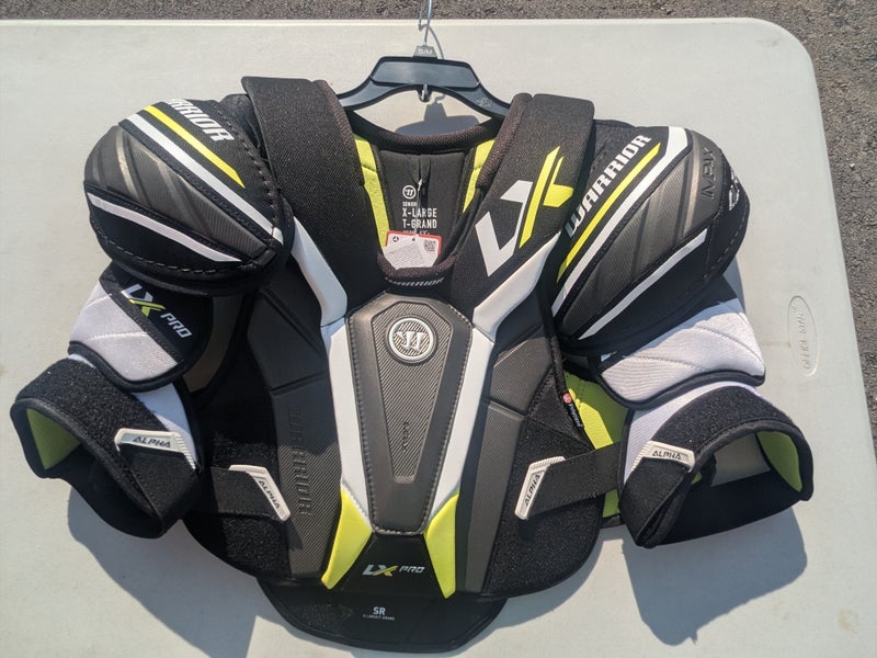 XL Senior Warrior ALPHA LX PRO Shoulder Pads (New)