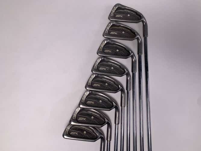 Ping ISI K Iron Set 3-PW White Dot 3* Up Cushin JZ Regular Steel Mens RH