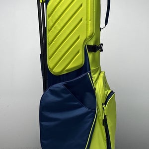 Callaway Hyperlite Zero Stand Bag Yellow/Navy 4-Way Divide Dual Strap Golf Bag
