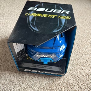NEW Bauer Re-Akt 150 Helmet Medium Blue