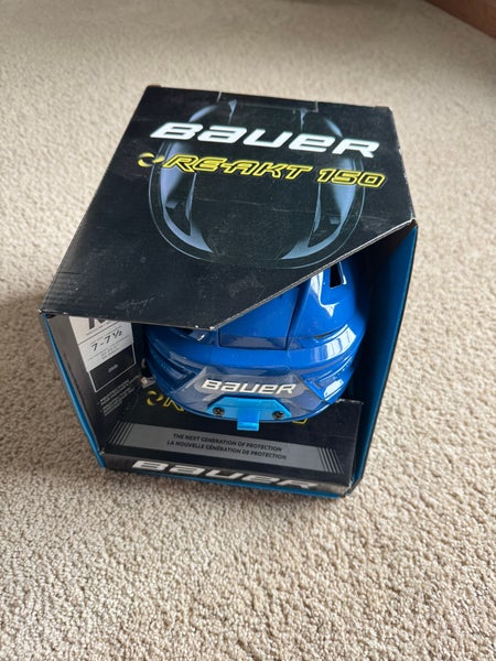 NEW Bauer Re-Akt 150 Helmet Medium Blue