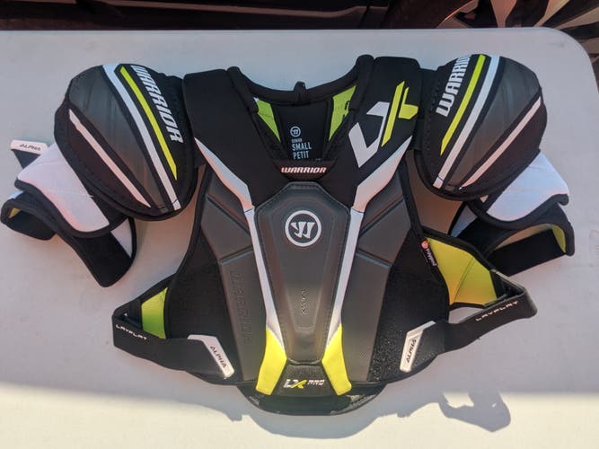 Senior Small Warrior ALPHA LX PRO Shoulder Pads (New)