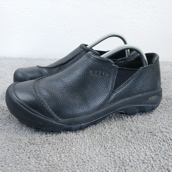 Keen Austin Slip On Loafers Mens Size 9.5 Shoes Black Leather  Comfort Walking