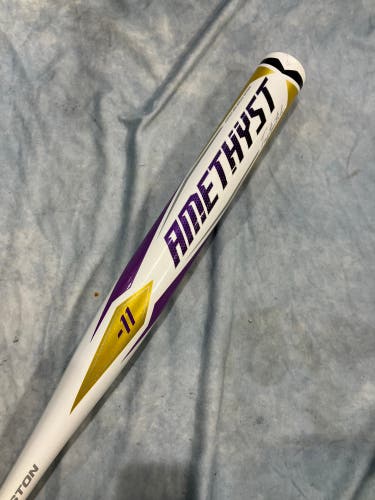 2022 Easton Amethyst Alloy Bat (-11) Alloy 22 oz 33" (Used)