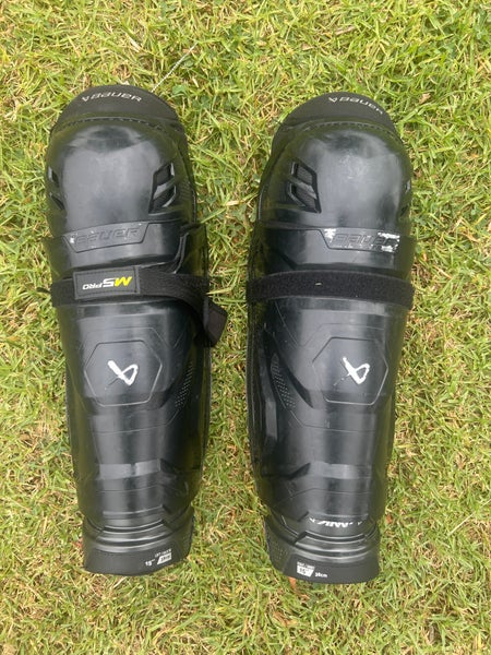 Senior Bauer Supreme M5 Pro Shin Pads 15"
