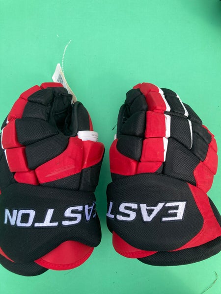 Red Senior Easton Synergy 80 Gloves 14" (Used)