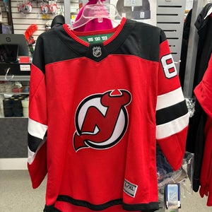 Small Kids Unisex Adidas Devils Jack Hughes Jersey (New)