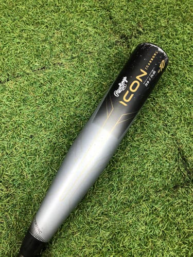 2023 Rawlings Icon Composite Bat USABat Certified (-10) Composite 19 oz 29" (Used)