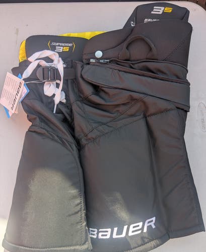 Junior Medium Bauer Supreme 3S Hockey Pants (New)