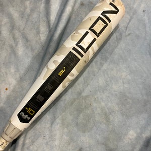 2025 Rawlings Icon Composite Bat USSSA Certified (-10) Composite 17 oz 27" (Used)