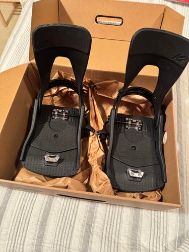 Medium K2 Clicker Snowboard Bindings (New)